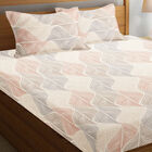 120 GSM Cream Microfiber Double Bedsheet, , small image number null