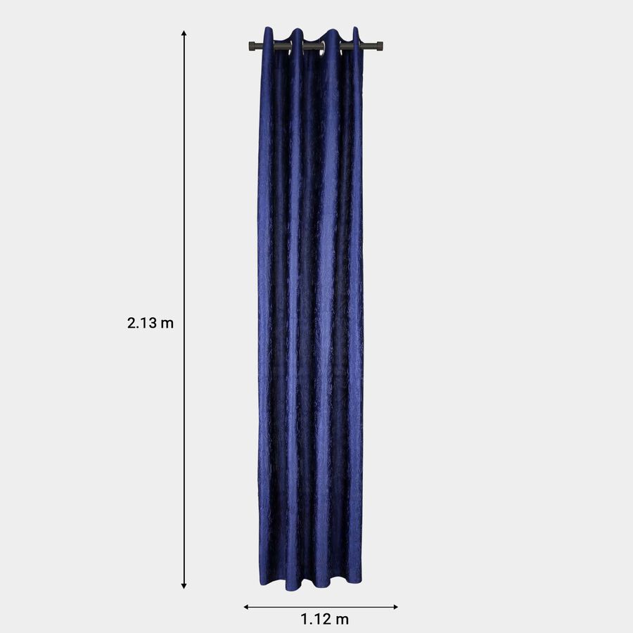 7ft. Blue Microfiber Door Curtain, , large image number null