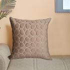 Beige Polyester Cushion Cover, , small image number null
