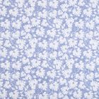 Light Blue Cotton Blend Single Bedsheet, , small image number null