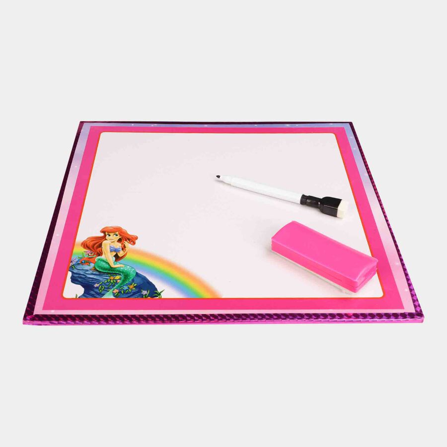 Kid's 2 In 1 White Board With Marker And Duster, , large image number null