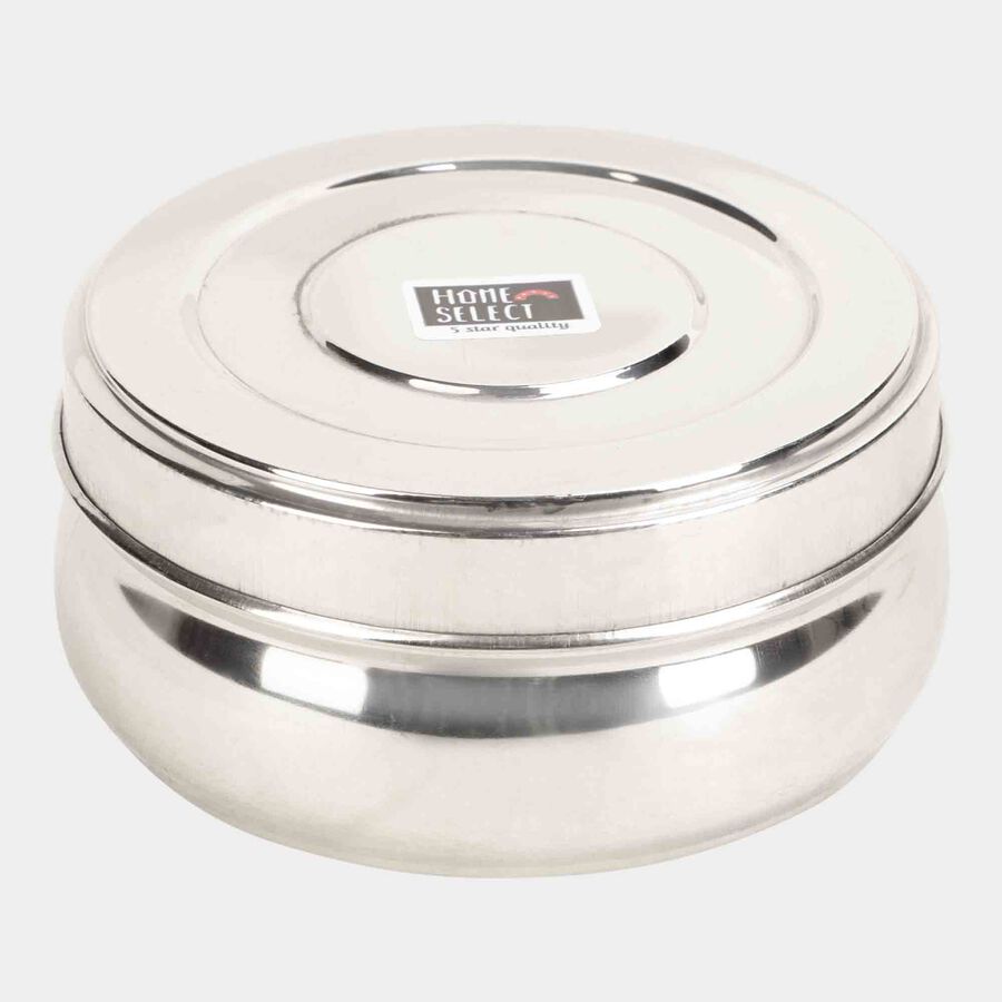 250 ml Stainless Steel Poori Dabba, , large image number null