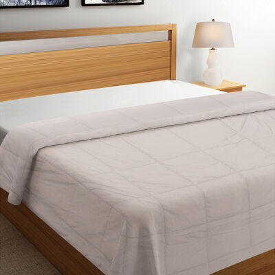 Grey Polyester Comforter