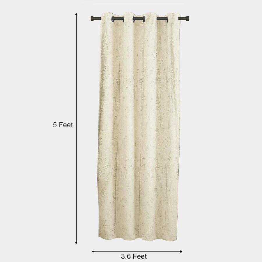 5ft. Beige Window Curtain, , large image number null