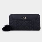 Women's Black Polyurethane Handbag, , small image number null