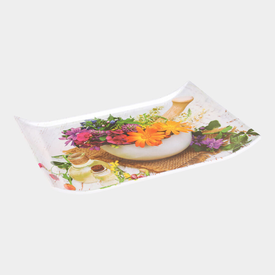 1 पीस मेलामाइन सर्विंग ट्रे, , large image number null
