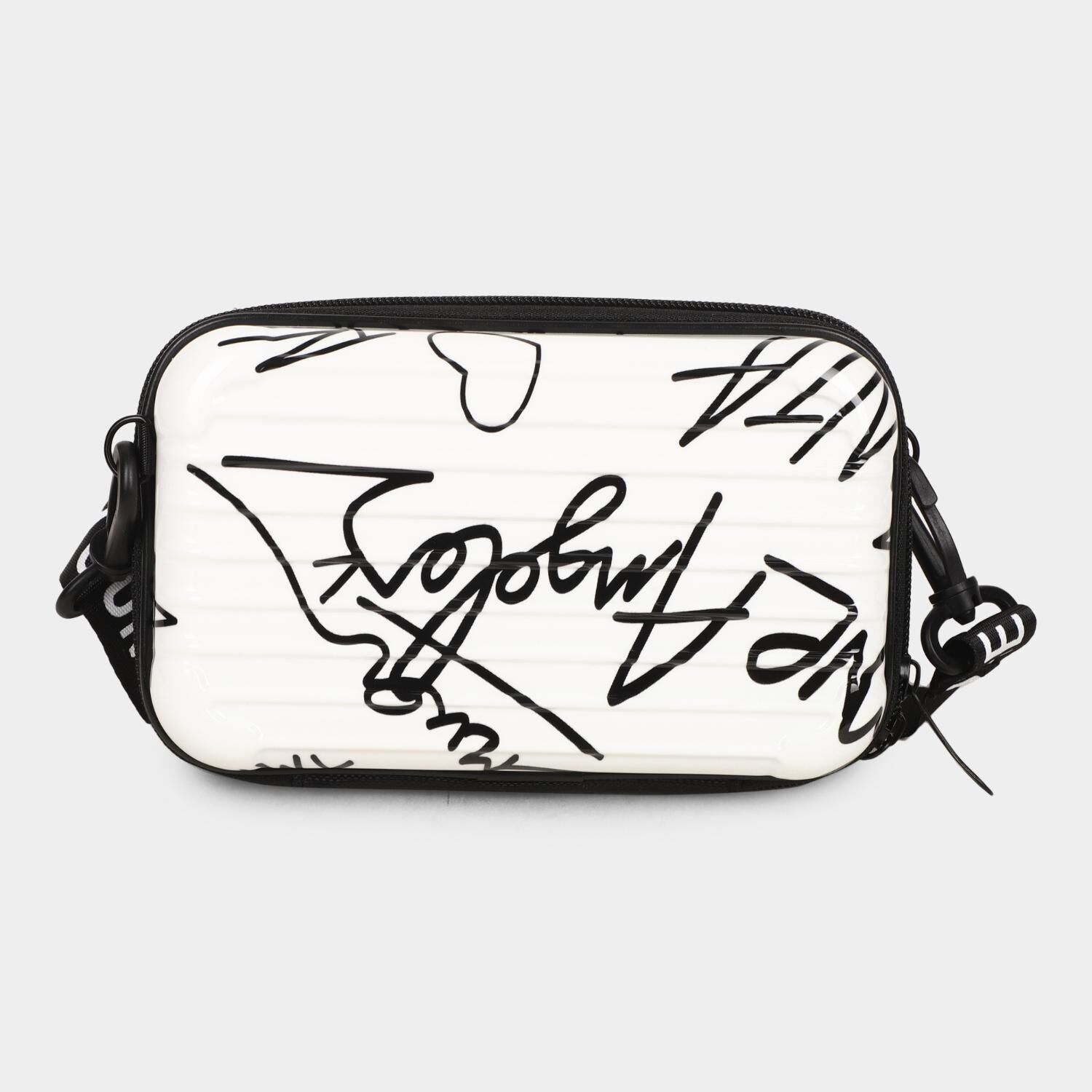 Lucky Charm                         Women's Black Acrylic Sling Bag