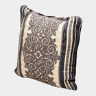 Neutral Jacquard Textured Decorative Cushion, , small