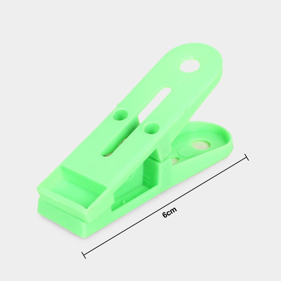 Plastic Cloth Clips-Set of 12 (Color/Design May Vary), , large image number null