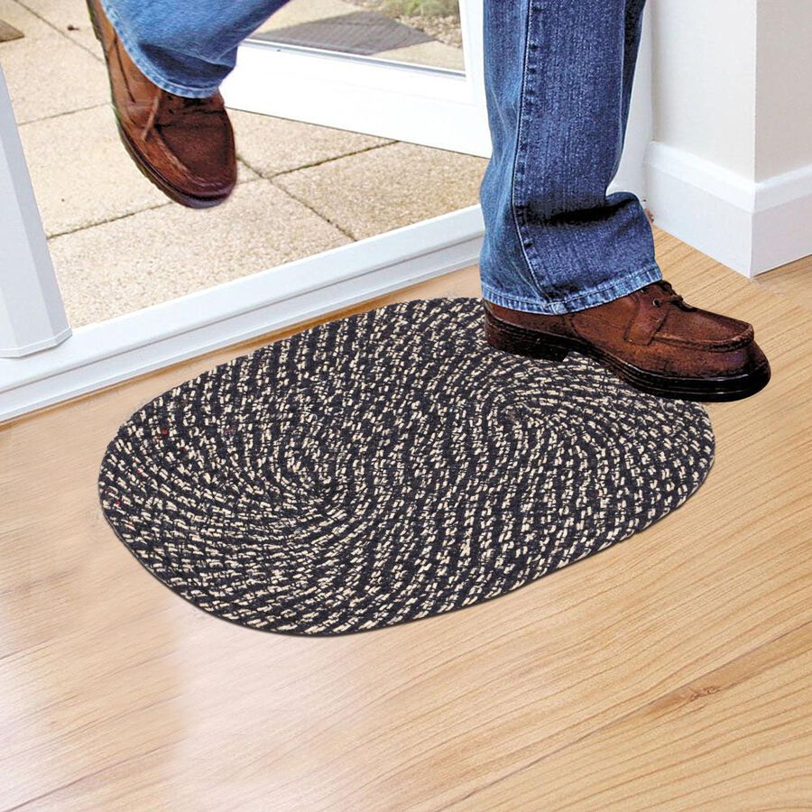 Blue Polyester Door Mat, , large image number null
