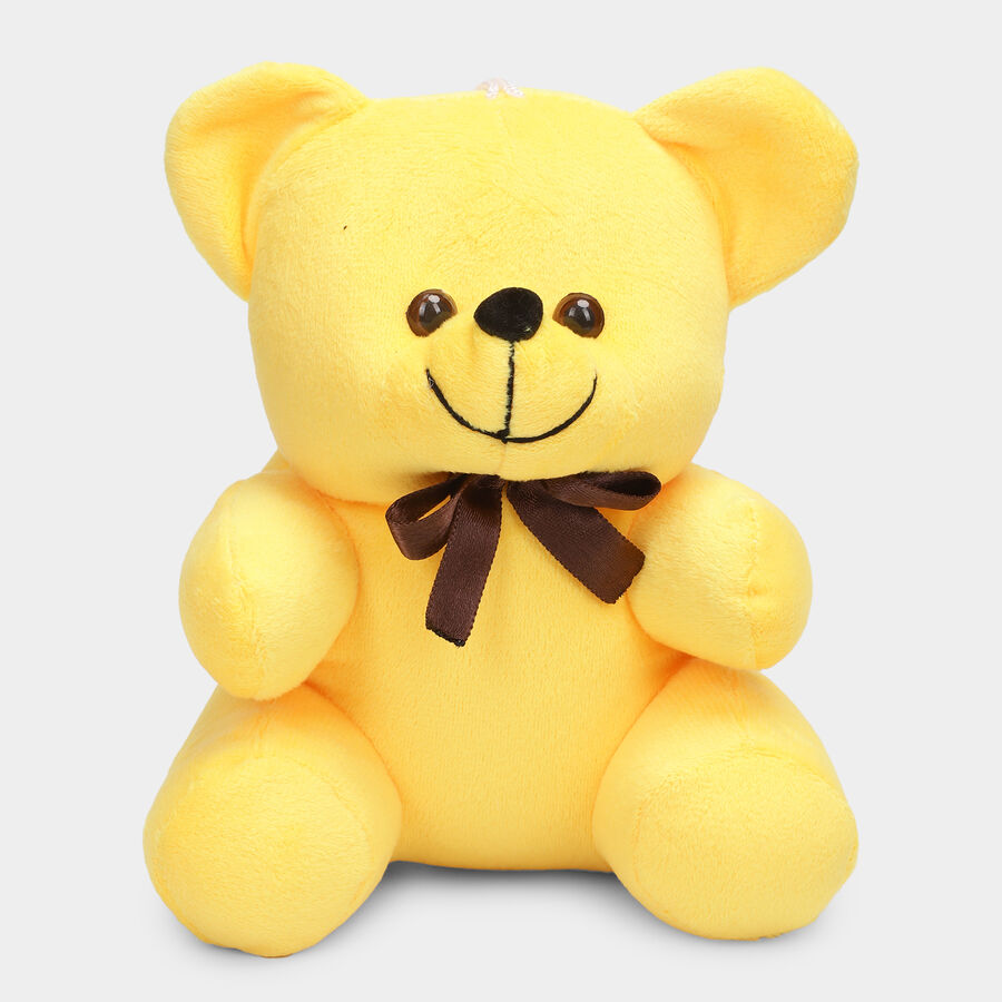 Yellow Fabric Teddy Bear, , large