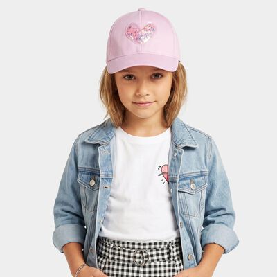 Kid's Pink Fabric Cap