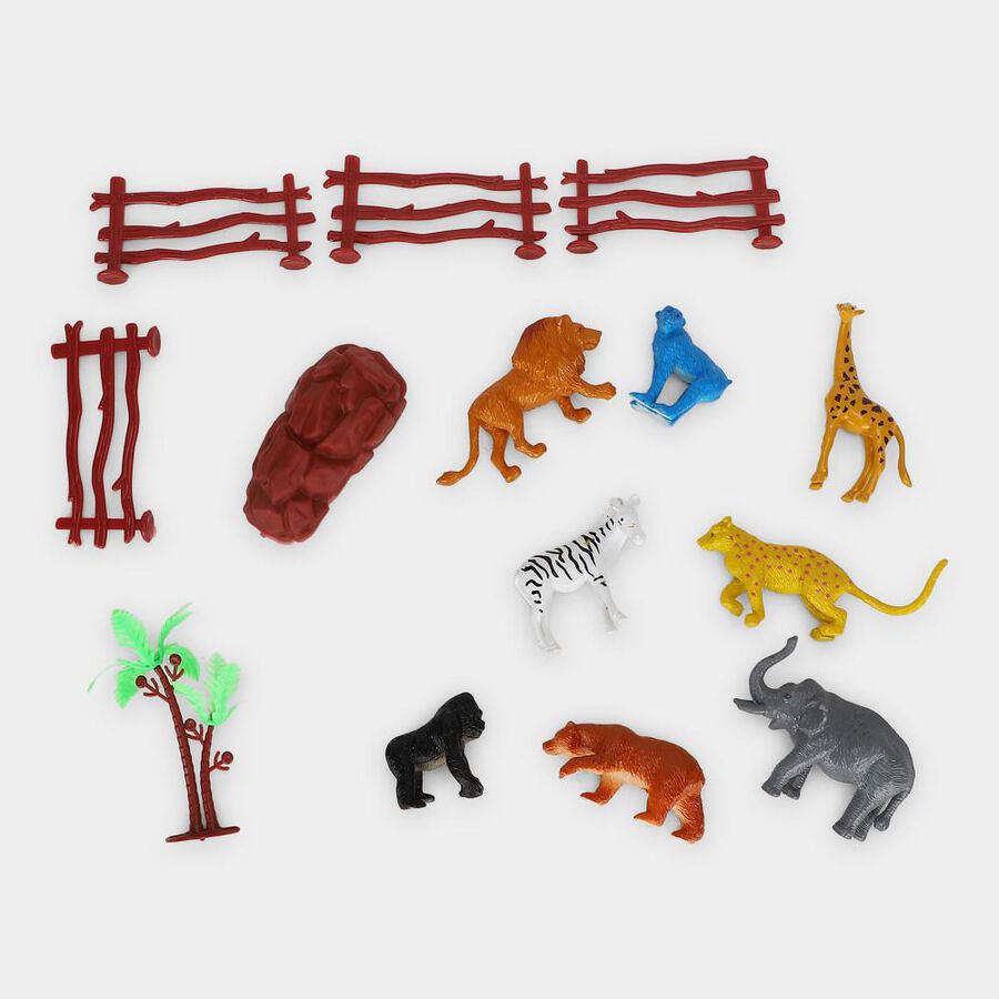 Kid's Wild Animal World Play Set, , large