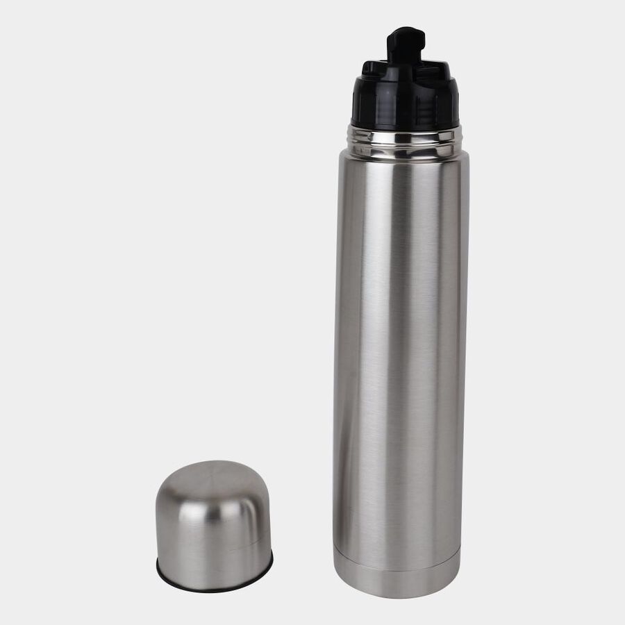 1 L Steel Insulated Water Bottle | 24 Hours Hot and Cold Water Bottle, , large image number null