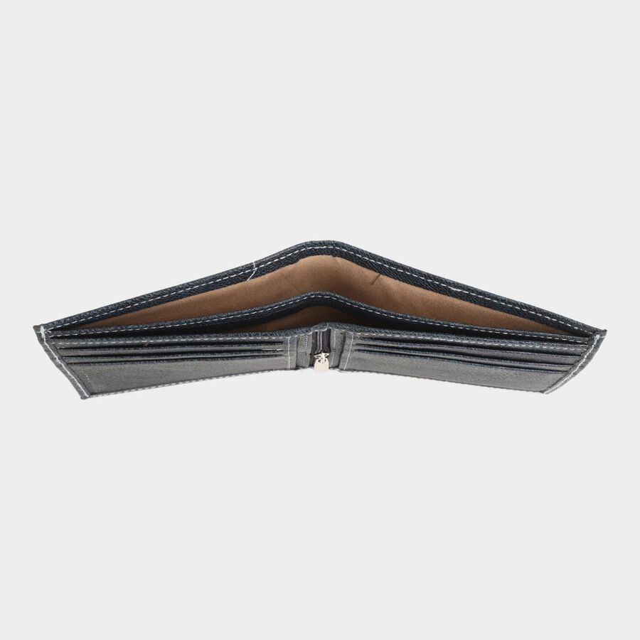 Men's Blue Polyurethane Wallet, , large image number null