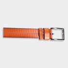 Men's Tan Polyurethane Formal Belt, , small image number null