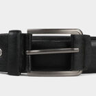 Men's Black Polyurethane Casual Belt, , small image number null