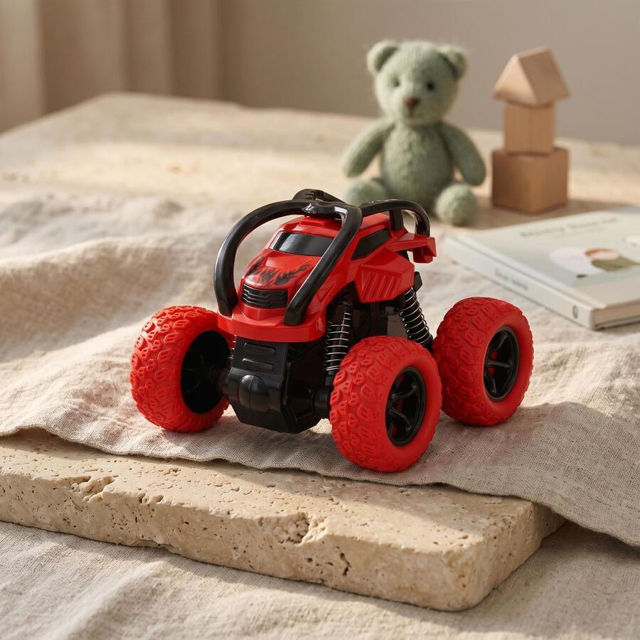 Kid's Red Plastic Car, , large