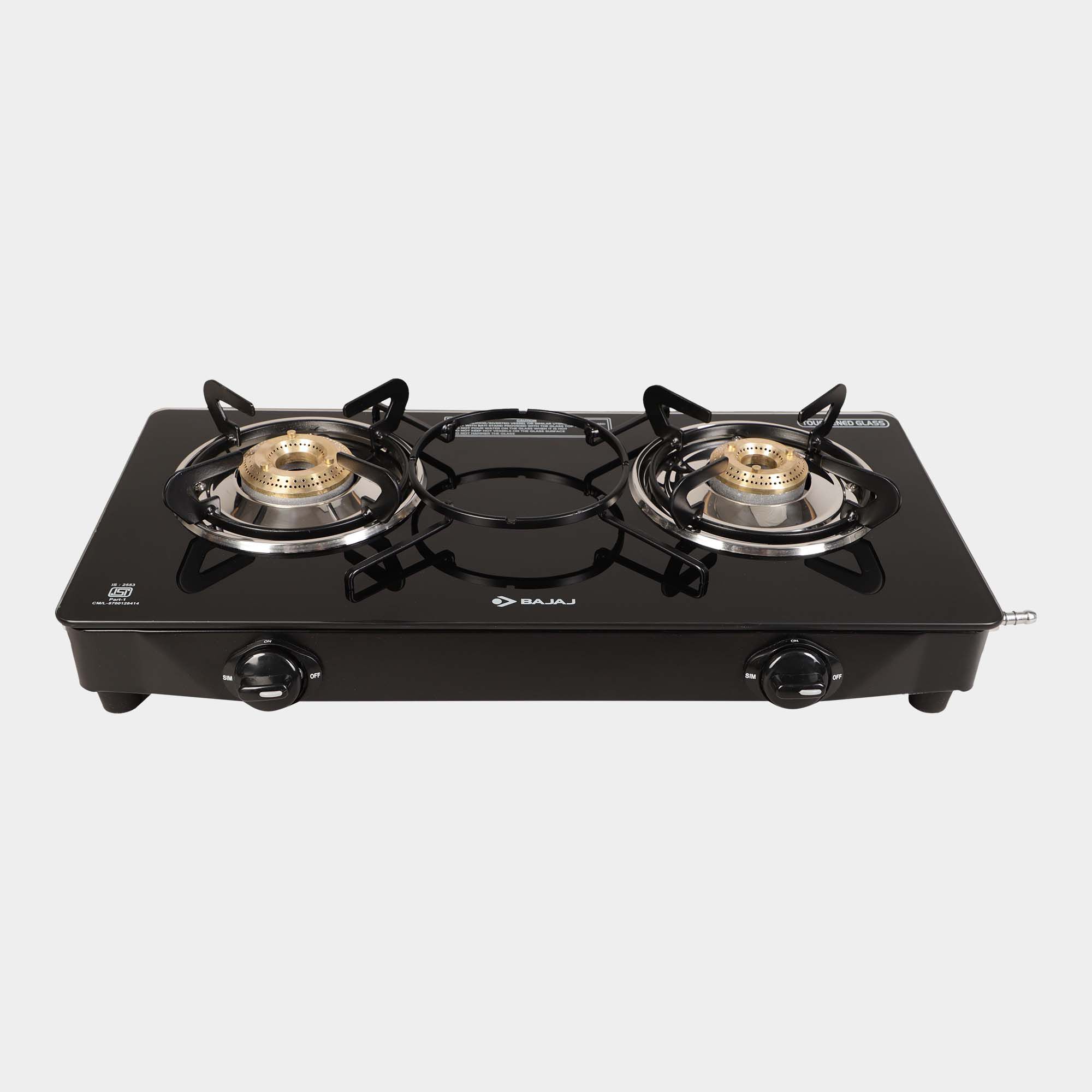 Bajaj glass gas stove top
