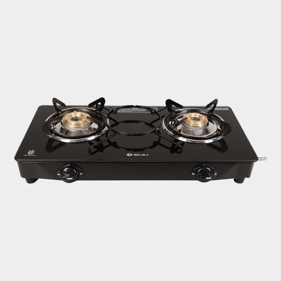Glass Top 2 Burner Gas Stove, , large image number null