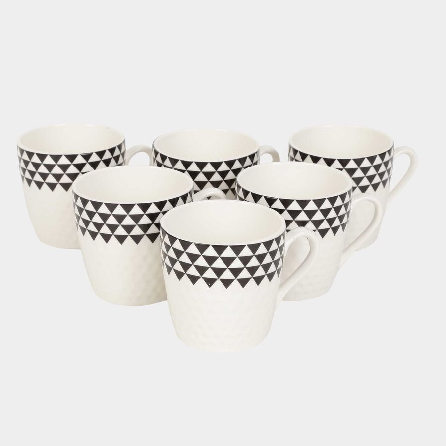 180 ml Bone China Mug Set of 6, , large image number null