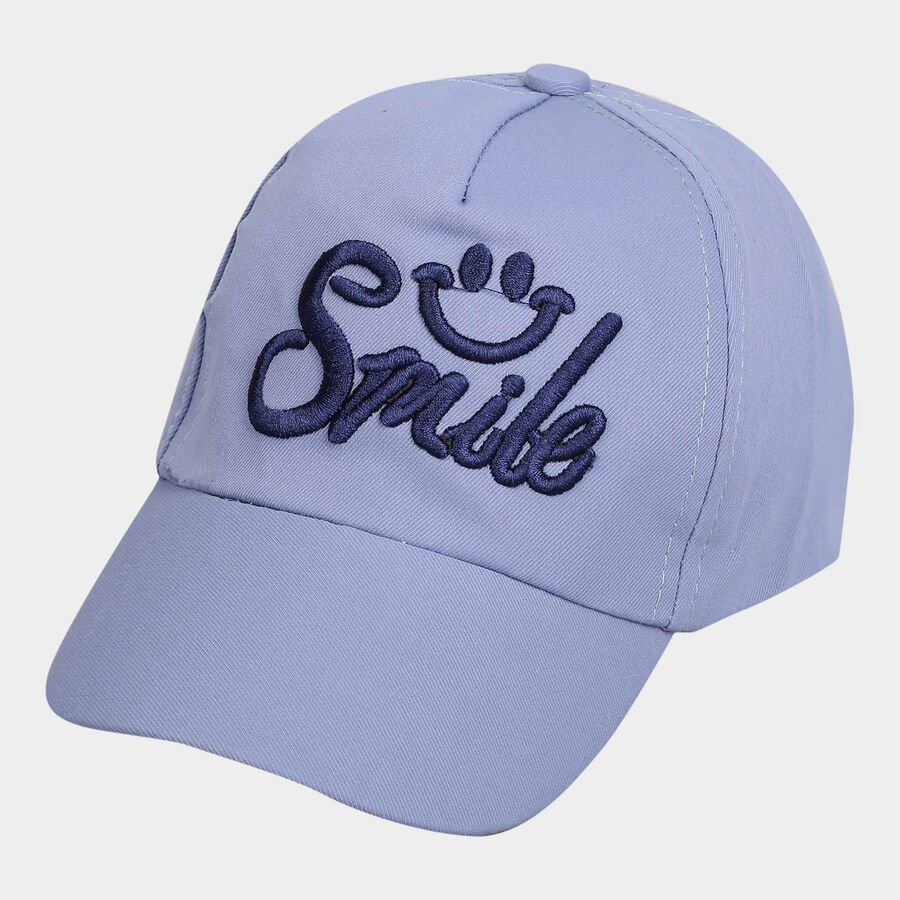 Kids' Blue Canvas Cap, , large image number null