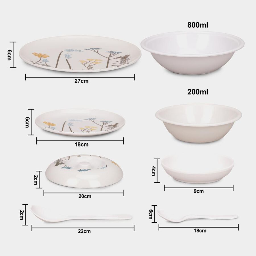 Melamine Dinner Set of 40, , large image number null