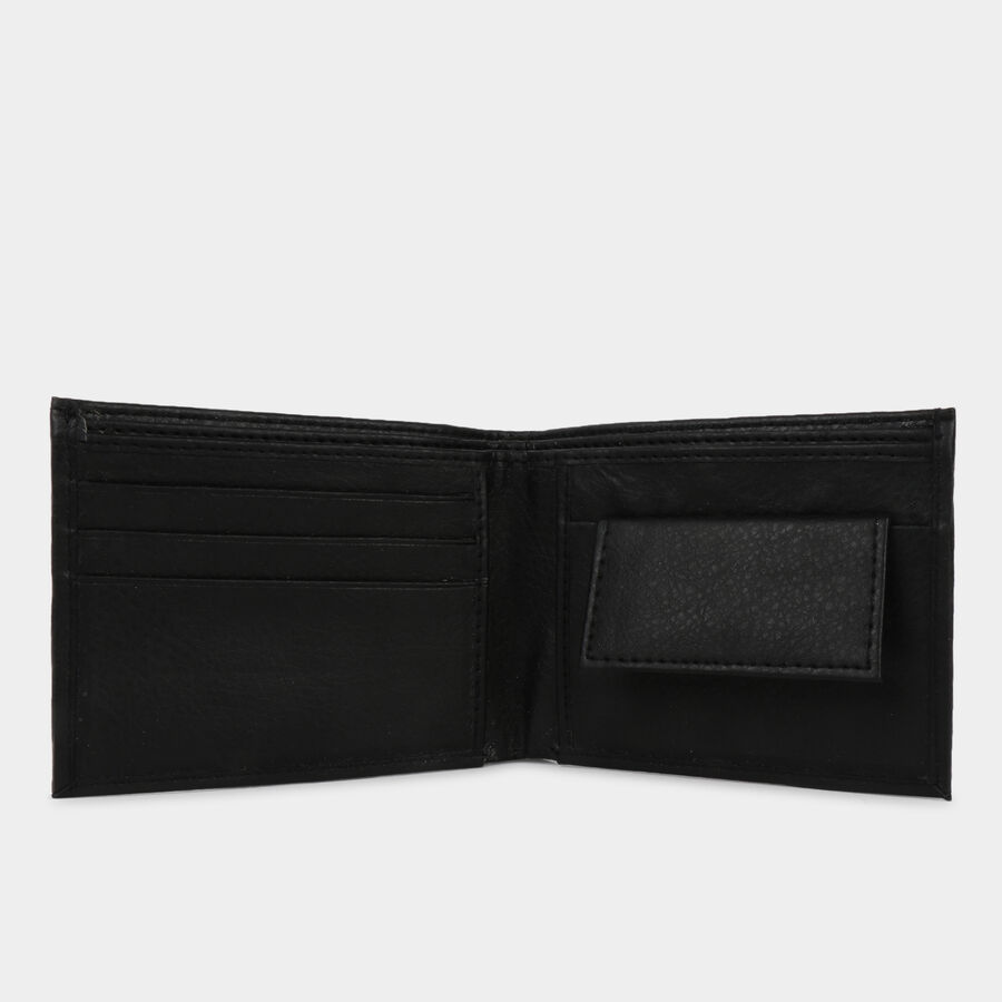 Men PU Black Wallet, , large image number null