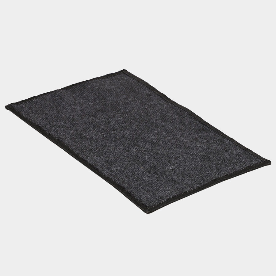 Grey Polyester Cotton Door Mat, , large image number null