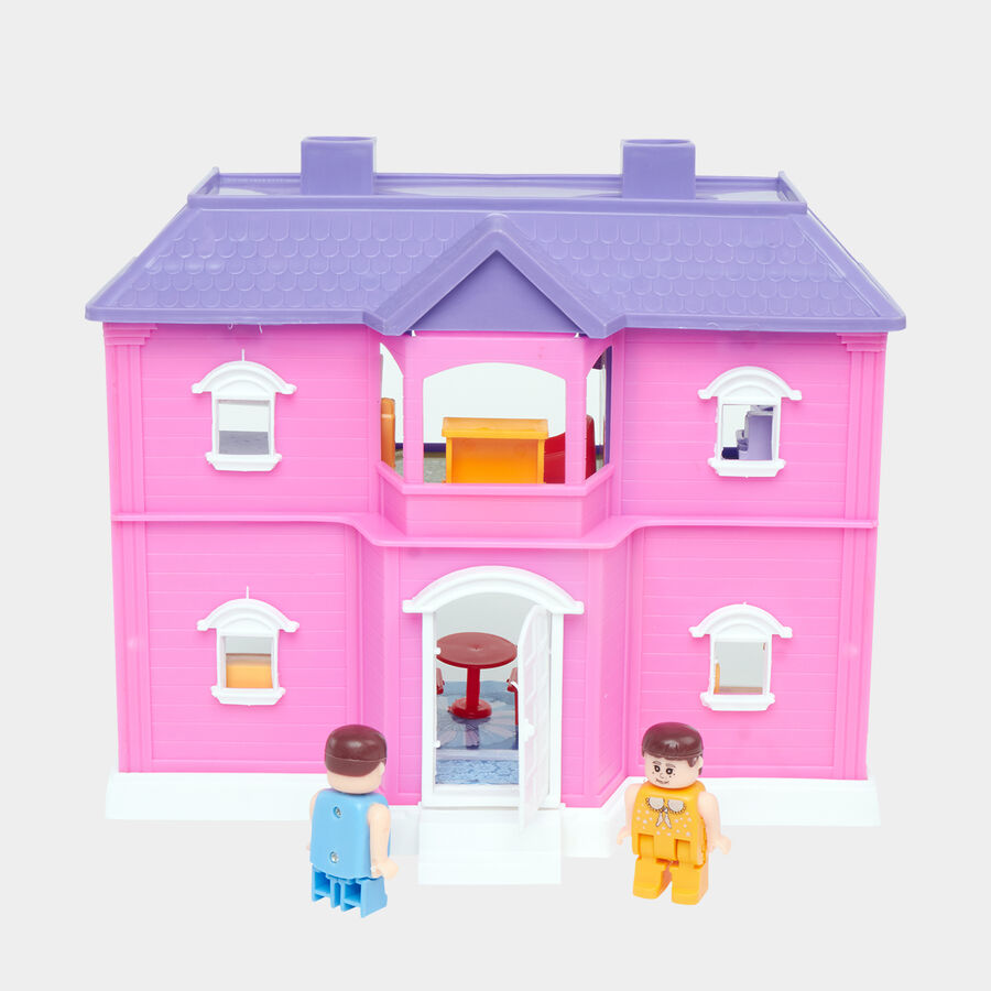 Kid's Plastic Doll House, , large