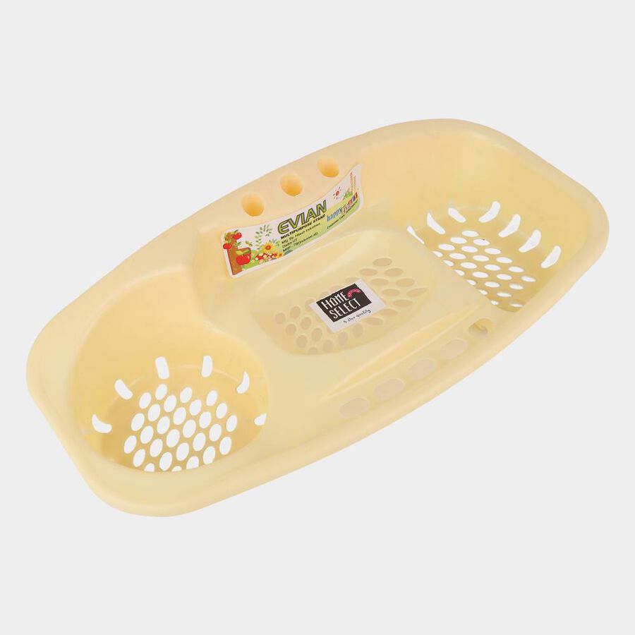 Ivory Plastic Bathroom Stand, , large image number null