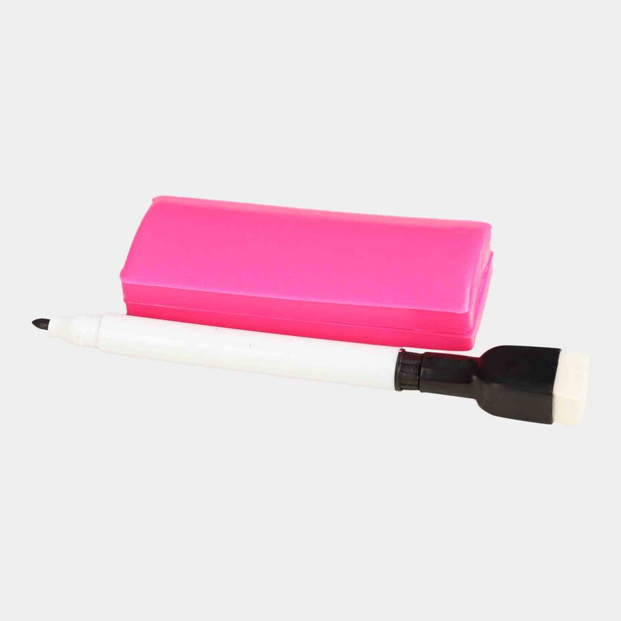 Kid's 2 In 1 White Board With Marker And Duster, , large image number null