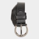 Women's Black Polyurethane Belt, , small image number null