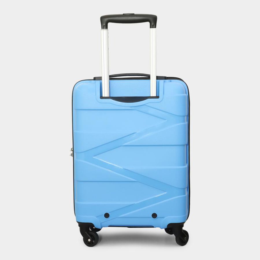 4-Wheel Dark Blue Polypropylene Hard Case Trolley, Small, , large image number null