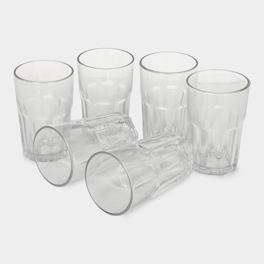 220ml Glass Tumbler Set of 6, , large image number null