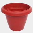 Red Plastic Planter, , small image number null