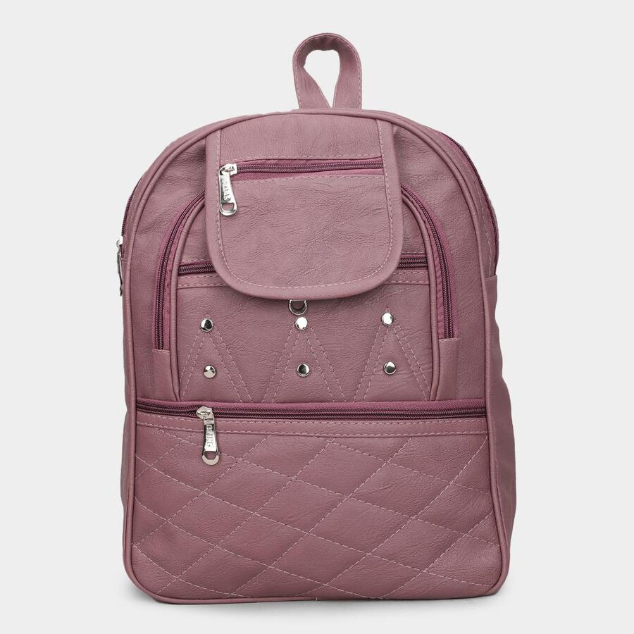 Women's Pu Backpack, , large image number null