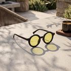 Kid's Plastic Yellow Sunglasses, , small