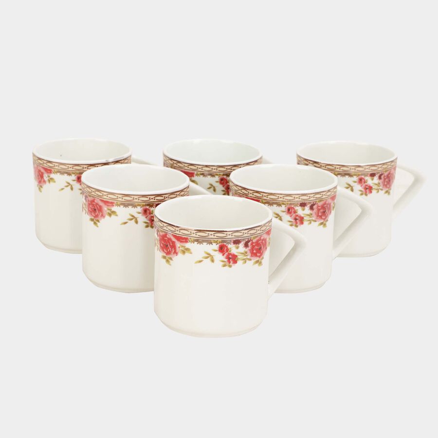 Bone China Mug, 150 ml, Set of 6, , large image number null