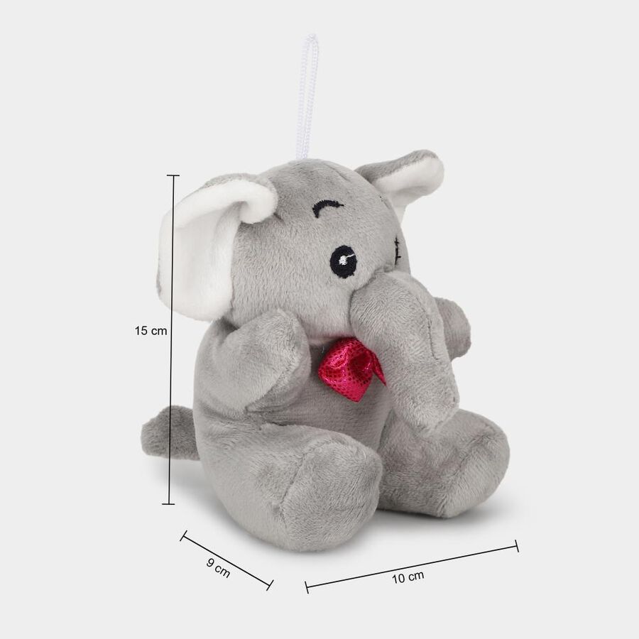 Kid's Mini Soft Huggable Elephant Plush Toy, , large