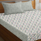 120 GSM Blue Polycotton Double Bedsheet, , small image number null