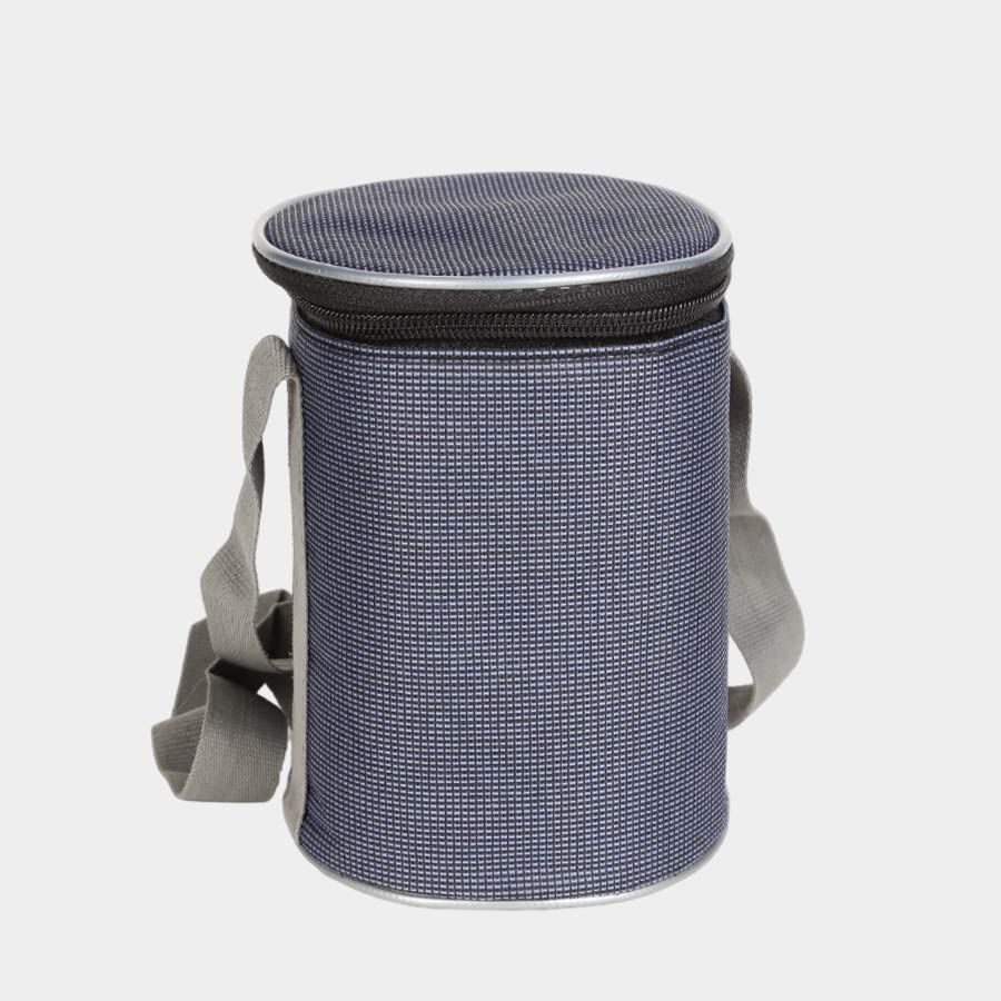 Steel Lunch Box, 3 Containers and 1 Bag, , large image number null