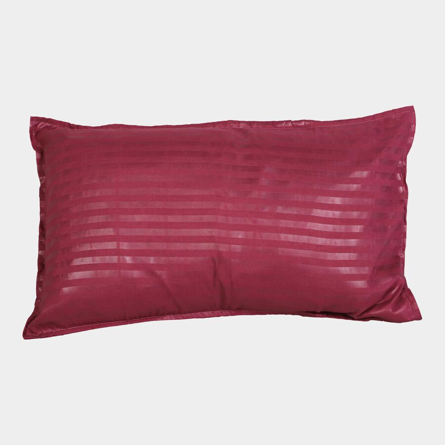 Maroon Microfiber Pillow Cover, , large image number null