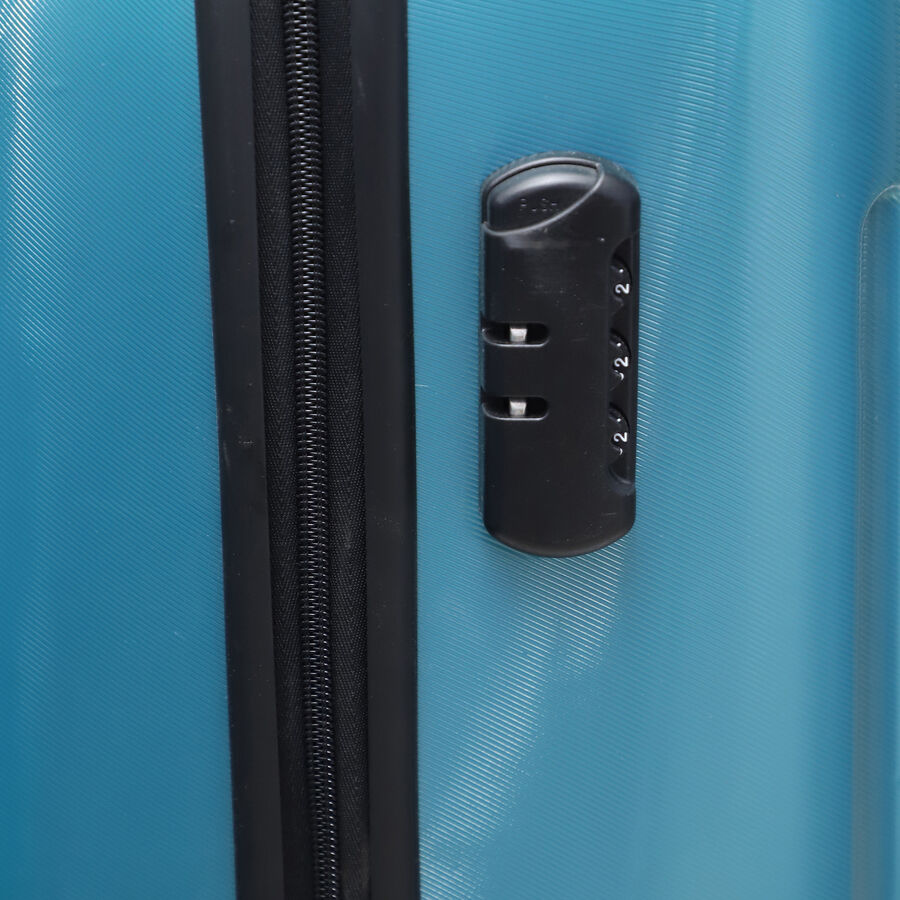 4-Wheel Blue PVC Matee Hard Case Trolley, Small, , large image number null