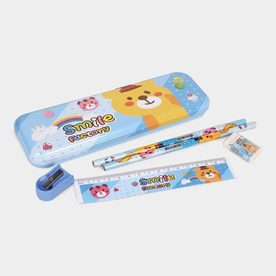 Plastic Stationery Set-6 Pcs, , large image number null
