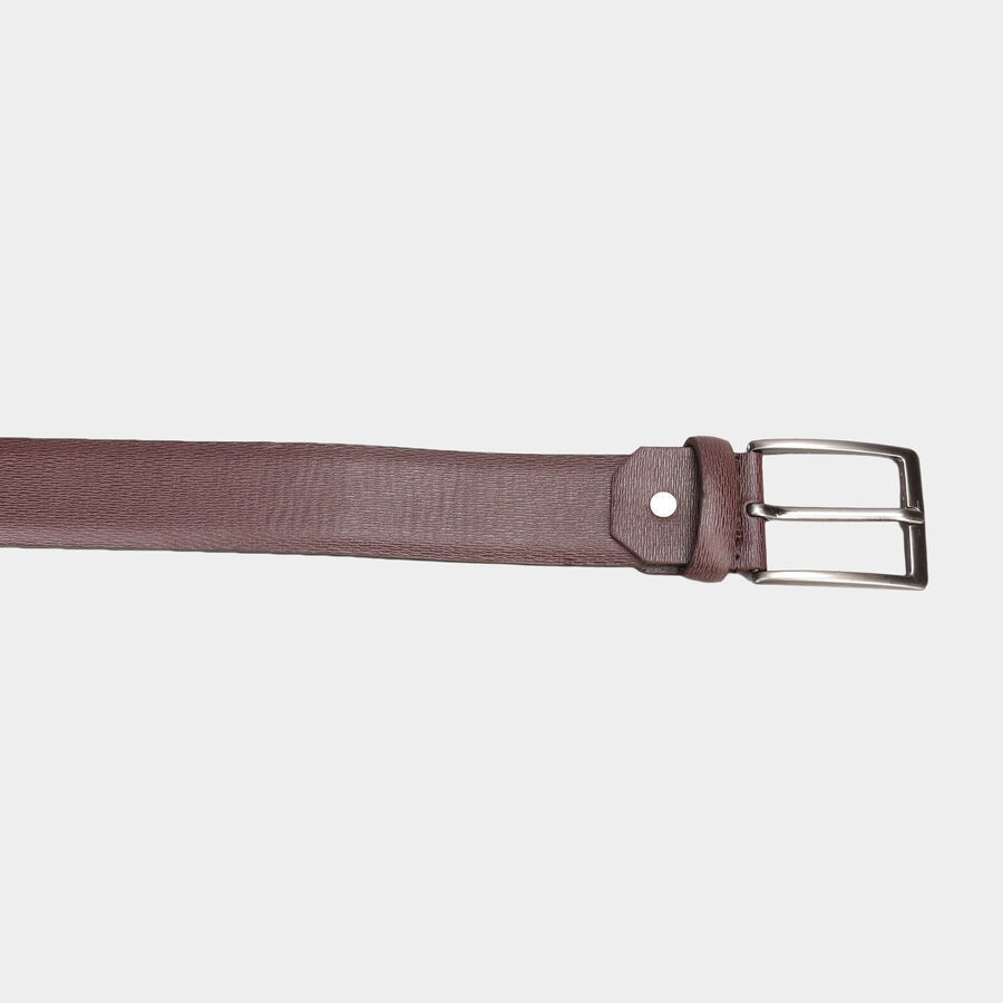 Men's Polyurethane Casual Belt, Size 32, Textured, , large image number null