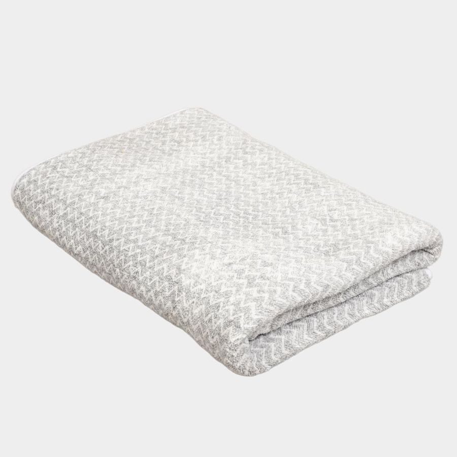 280 GSM Grey Microfiber Bath Towel, , large