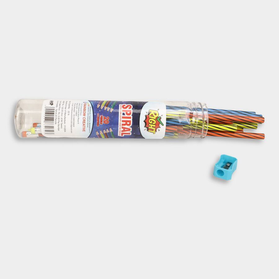 20 Pencils Jar With Sharpener, , large image number null