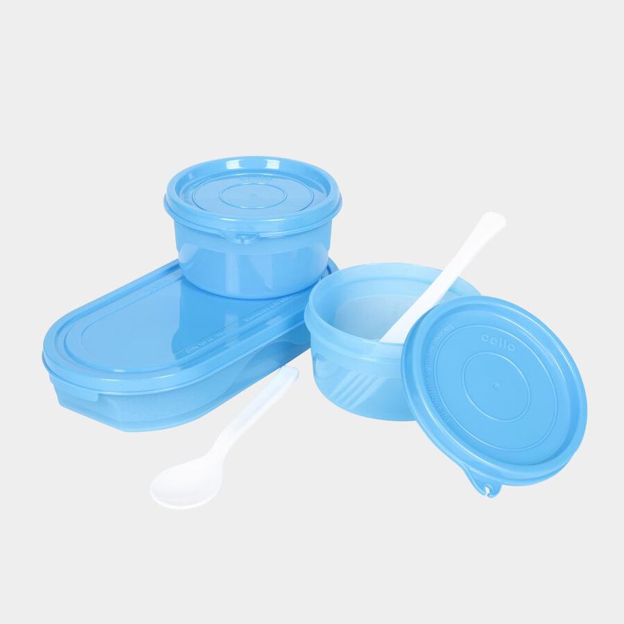 Plastic Lunch Box Container, Set of 3, , large image number null