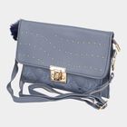 Women's Polyurethane Zipper Sling Bag, , small image number null